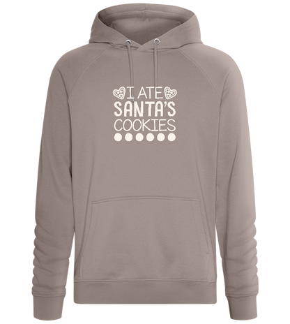 Santa's Cookies Design - Comfort unisex hoodie_CHARCOAL CHIN_front