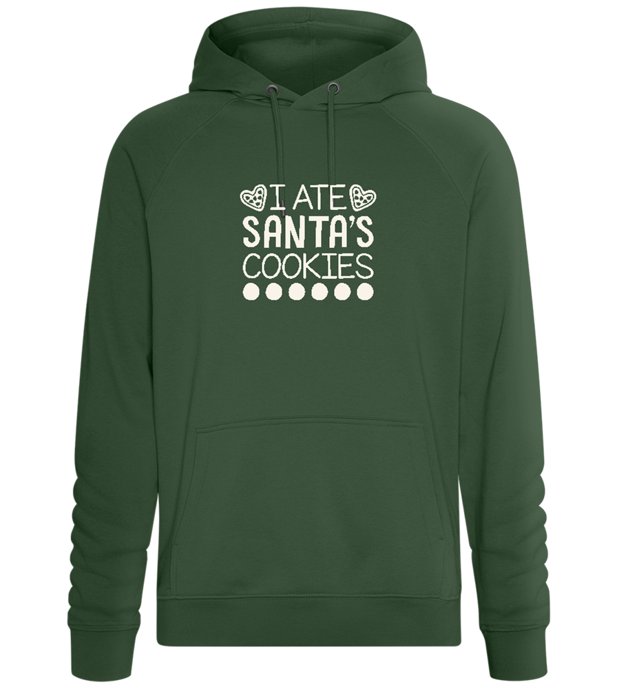 Santa's Cookies Design - Comfort unisex hoodie_GREEN BOTTLE_front