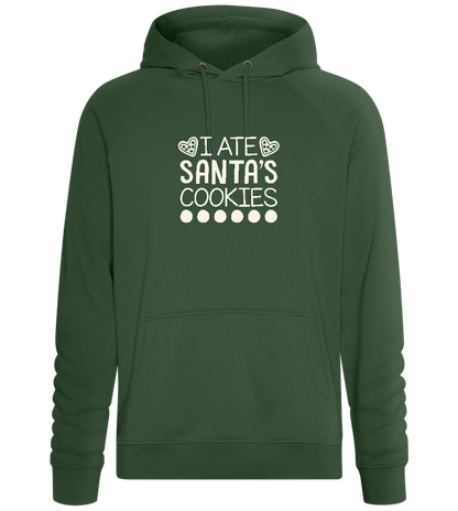 Santa's Cookies Design - Comfort unisex hoodie_GREEN BOTTLE_front