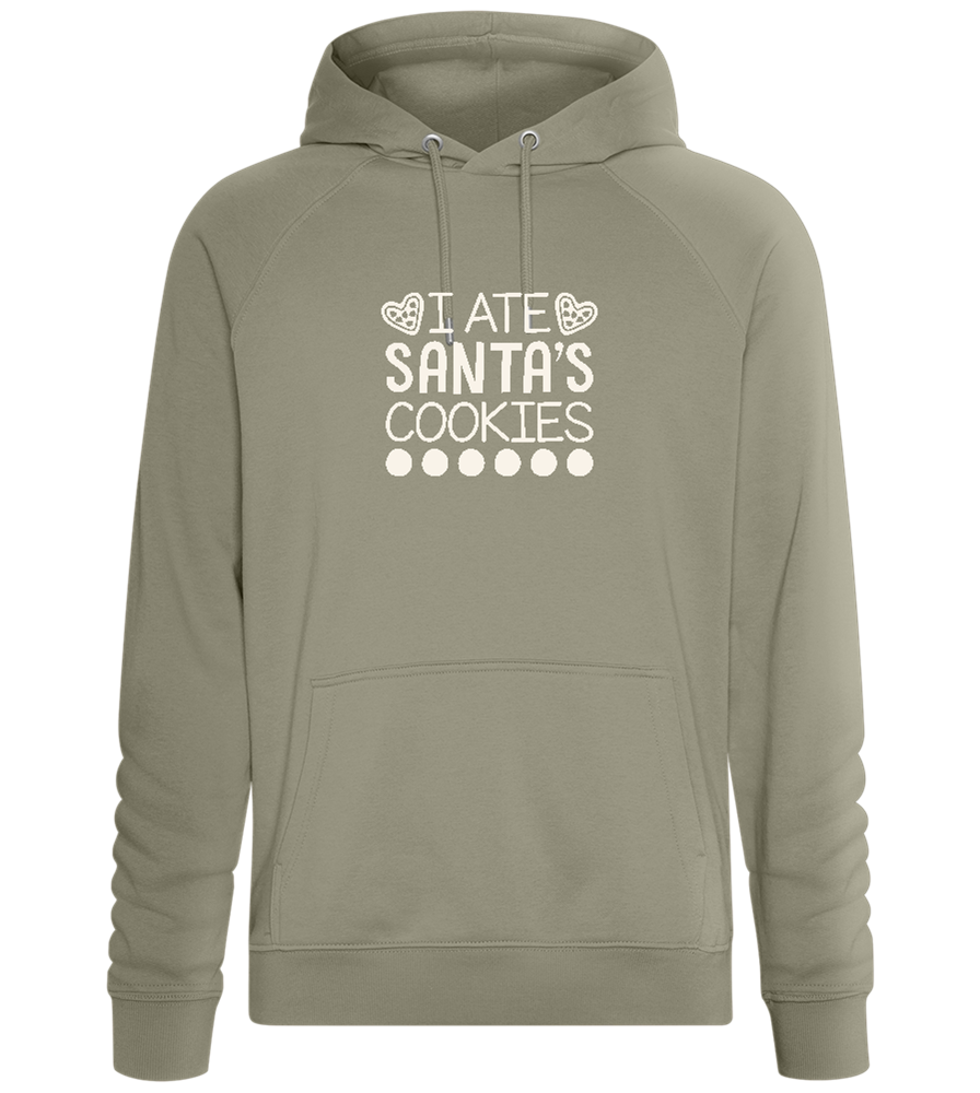 Santa's Cookies Design - Comfort unisex hoodie_KHAKI_front