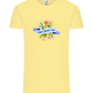 Mother's Day Flowers Design - Comfort Unisex T-Shirt_AMARELO CLARO_front