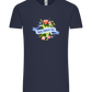 Mother's Day Flowers Design - Comfort Unisex T-Shirt_FRENCH NAVY_front