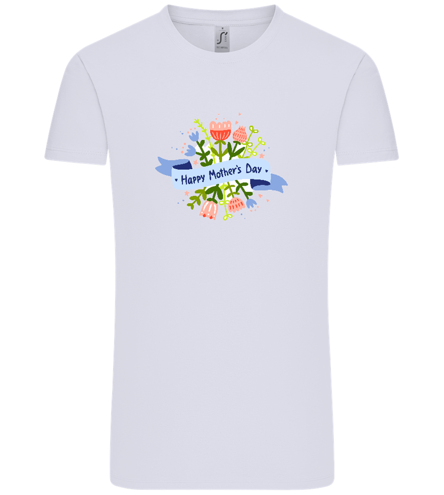 Mother's Day Flowers Design - Comfort Unisex T-Shirt_LILAK_front