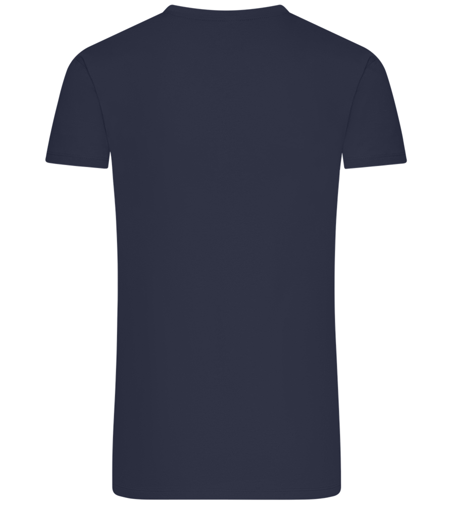 Mother's Day Flowers Design - Comfort Unisex T-Shirt_FRENCH NAVY_back