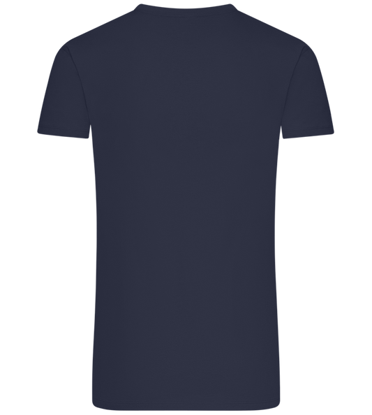 Mother's Day Flowers Design - Comfort Unisex T-Shirt_FRENCH NAVY_back