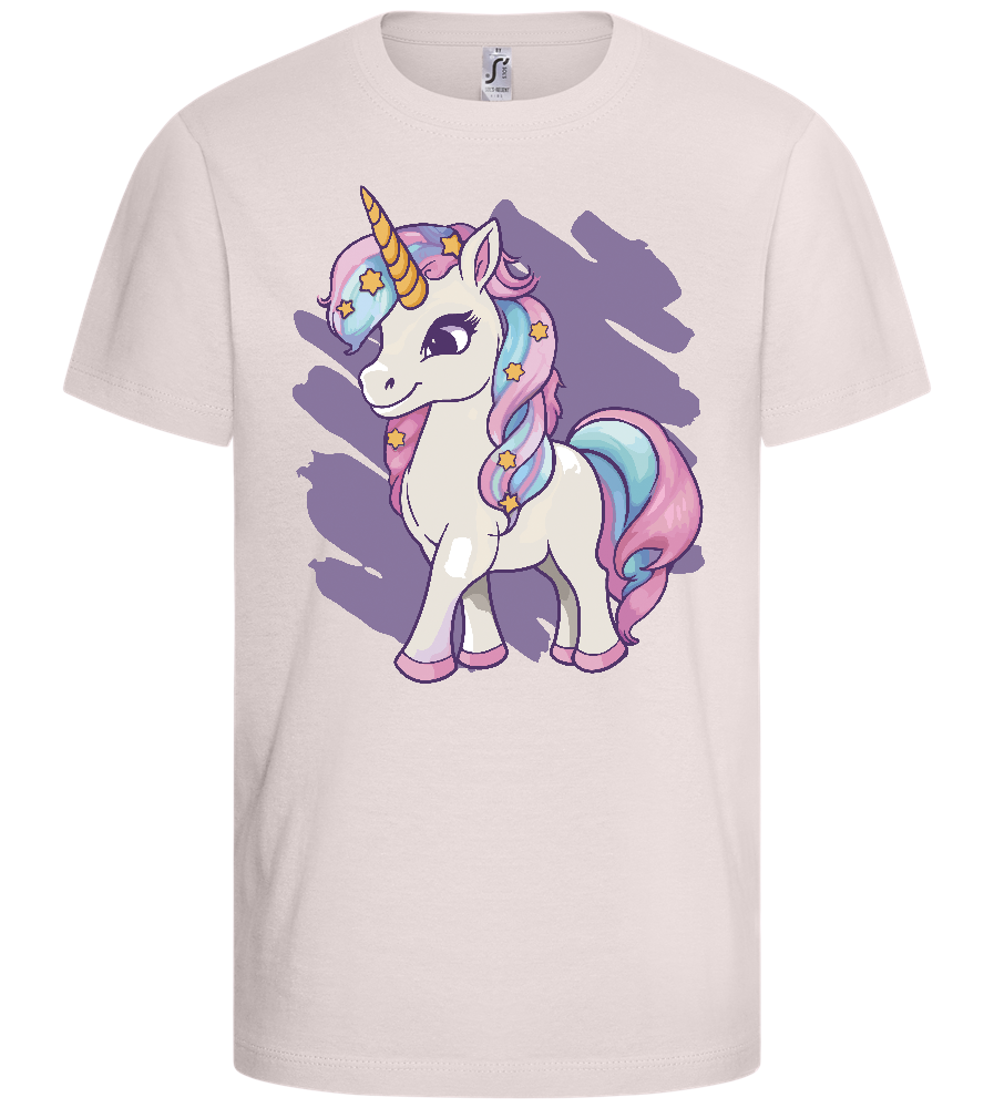 Magical Unicorn Design - Basic kids t-shirt_LIGHT PINK_front