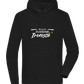 Fluently Ironic Design - Premium unisex hoodie_BLACK_front