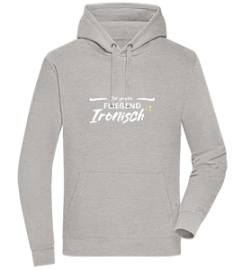 Fluently Ironic Design - Premium unisex hoodie