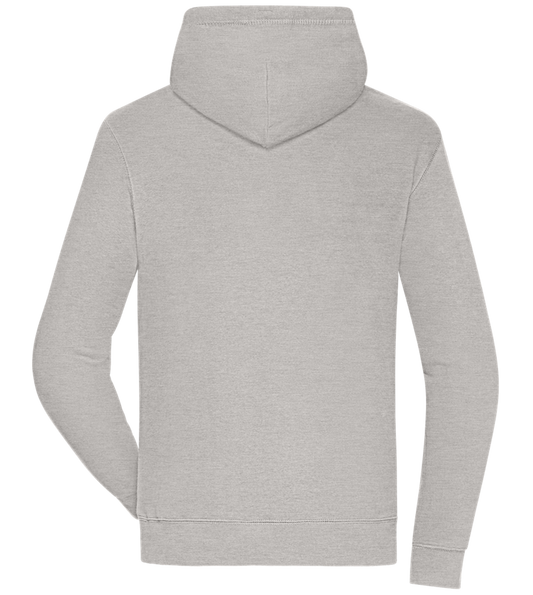 Fluently Ironic Design - Premium unisex hoodie_ORION GREY II_back