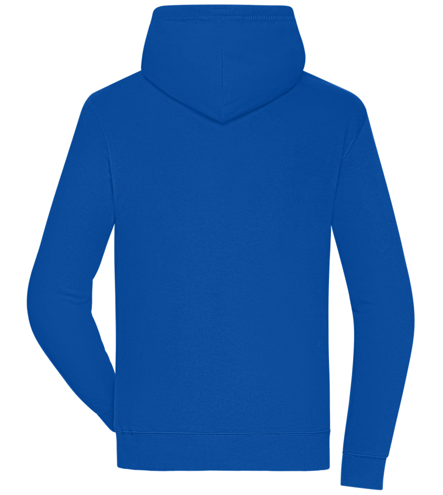 Fluently Ironic Design - Premium unisex hoodie_ROYAL_back