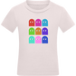 Classic Ghosts Design - Comfort kids fitted t-shirt_LIGHT PINK_front
