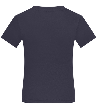 Classic Ghosts Design - Comfort kids fitted t-shirt_FRENCH NAVY_back