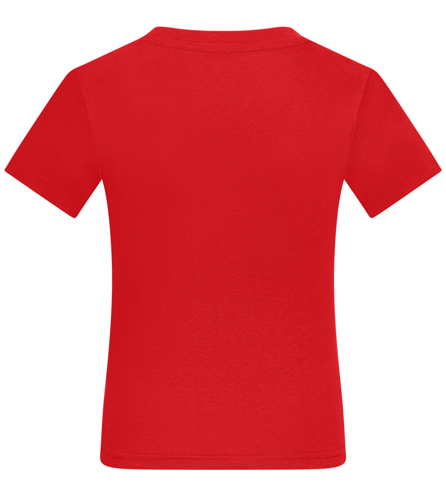 Classic Ghosts Design - Comfort kids fitted t-shirt_RED_back