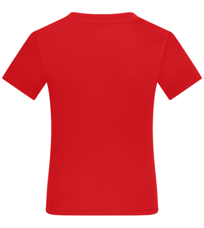 Classic Ghosts Design - Comfort kids fitted t-shirt_RED_back