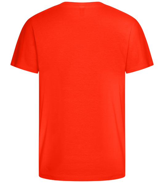 Classic Ghosts Design - Comfort kids fitted t-shirt_RED_back