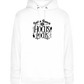 Hocus Pocus Design - Premium unisex hoodie_WHITE_front