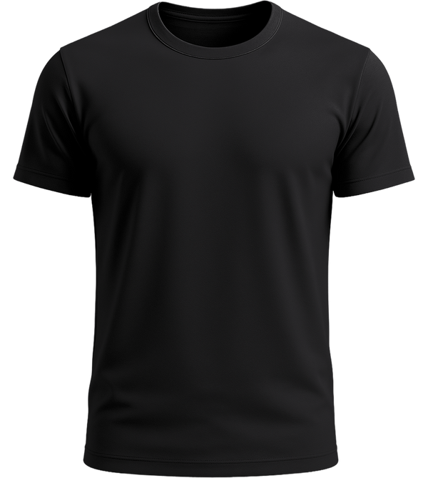 Performance unisex sport t-shirt_BLACK_front