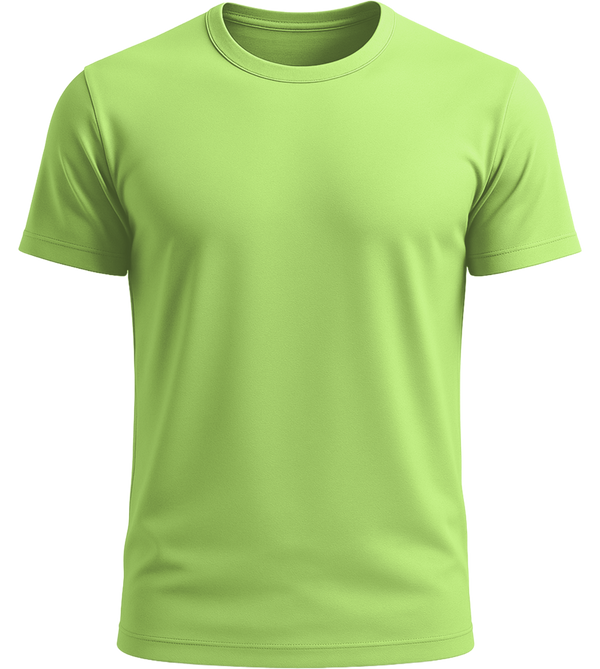 Performance unisex sport t-shirt_NEON YELLOW_front