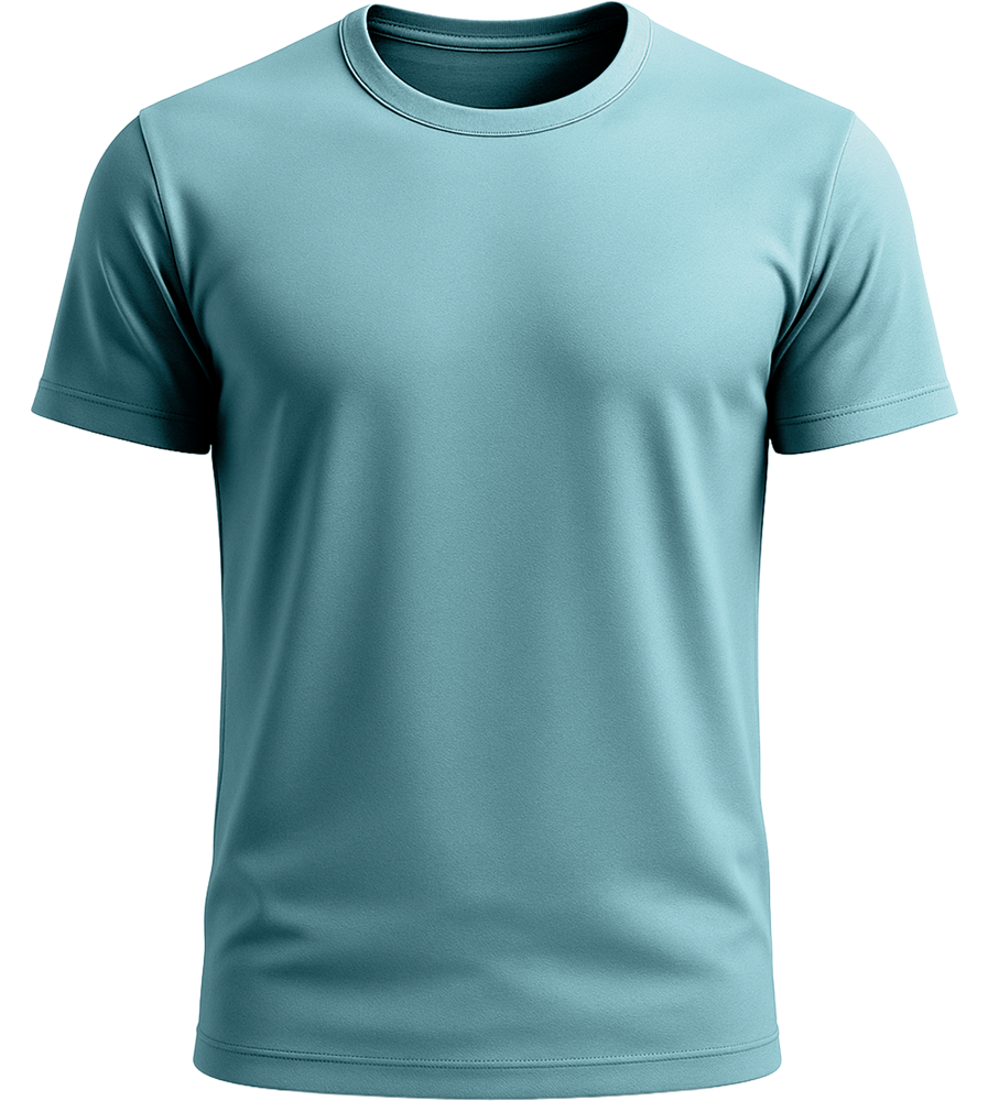 Performance unisex sport t-shirt_POOL BLUE_front