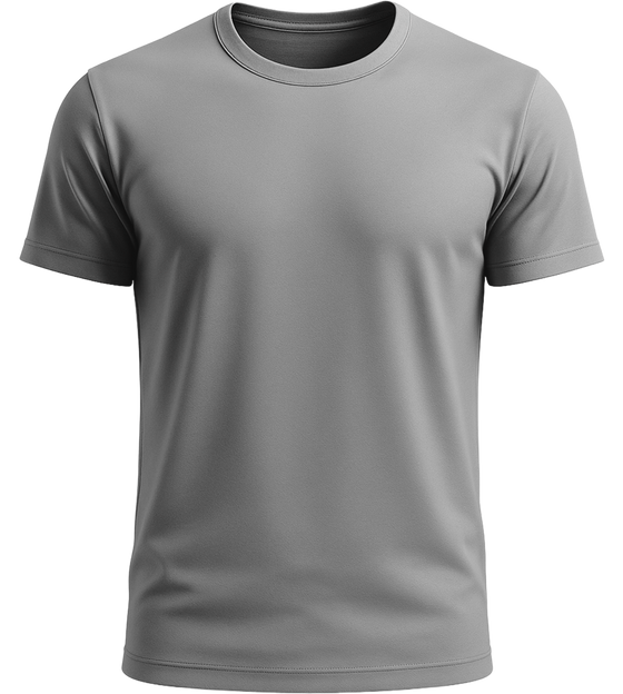 Performance unisex sport t-shirt_PURE GREY_front