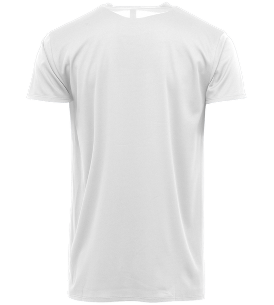 Performance unisex sport t-shirt_WHITE_back