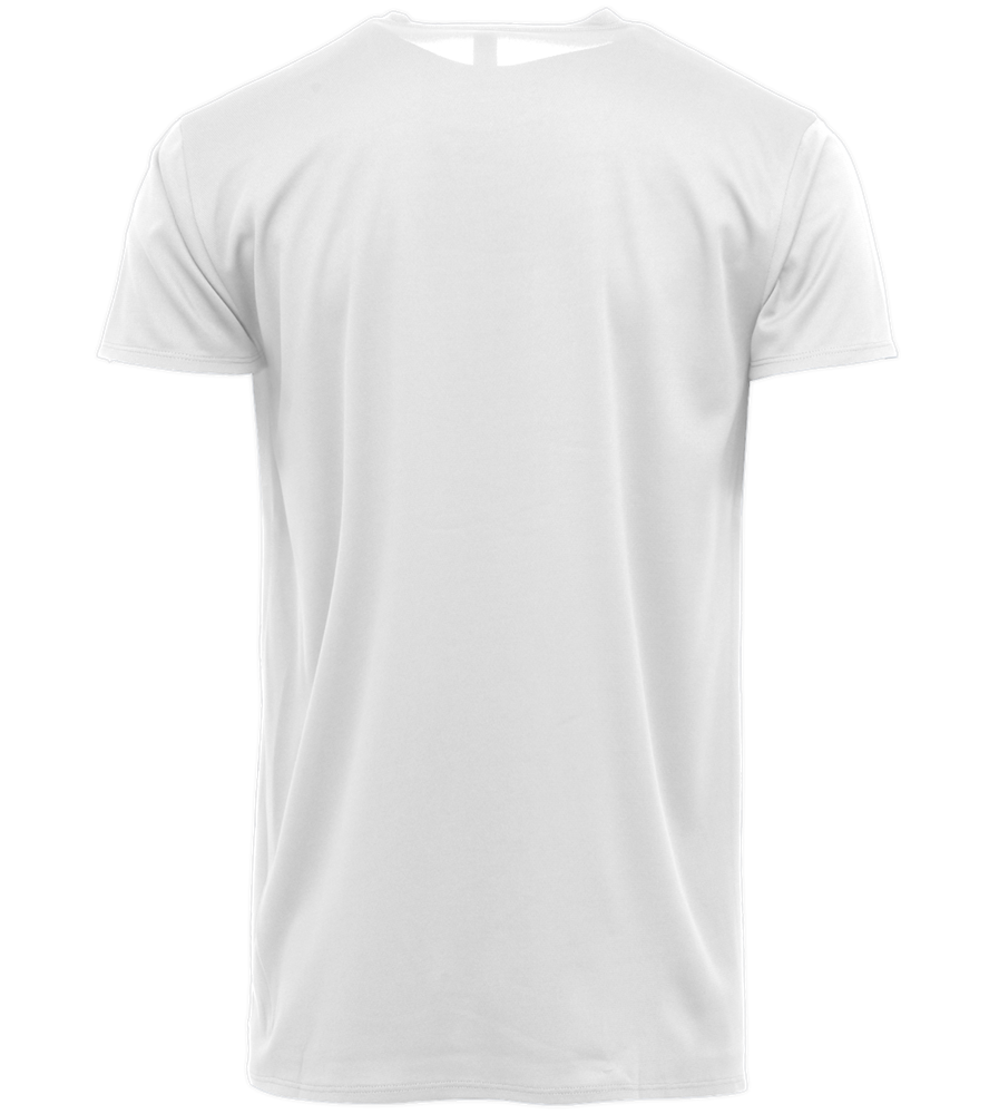 Performance unisex sport t-shirt_WHITE_back