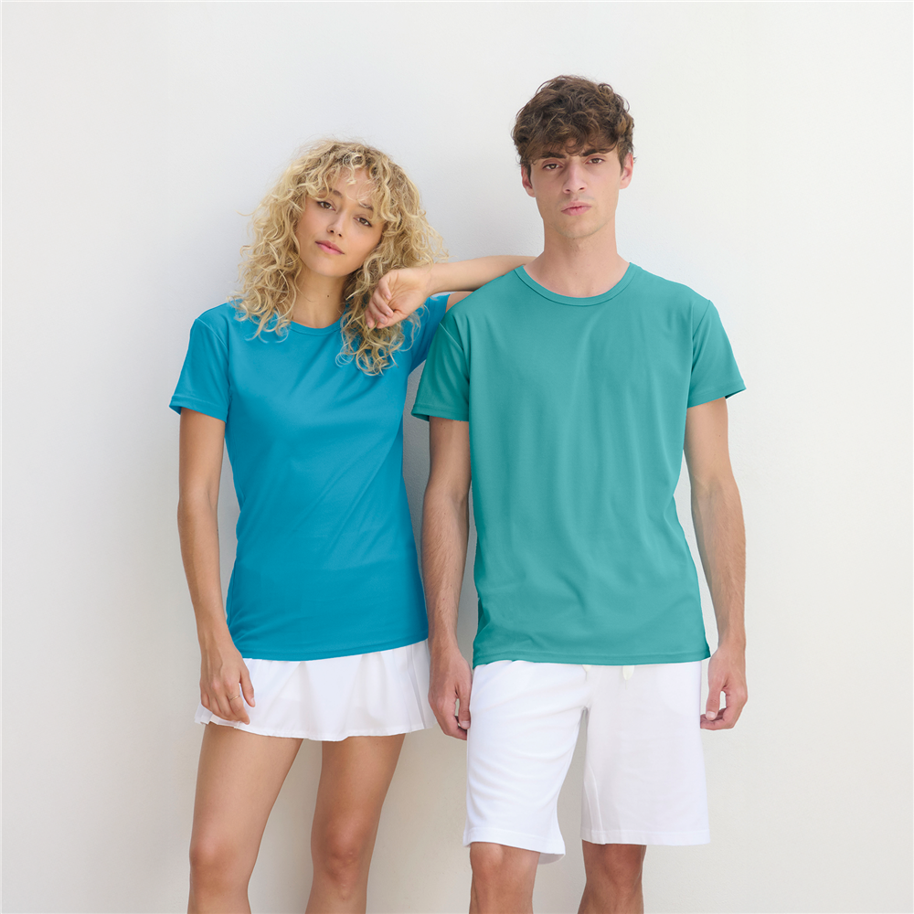 Performance unisex sport t-shirt_POOL BLUE_DETAILEDIMAGE_back_1