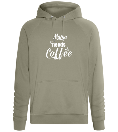 Needs Coffee Design - Comfort unisex hoodie_KHAKI_front