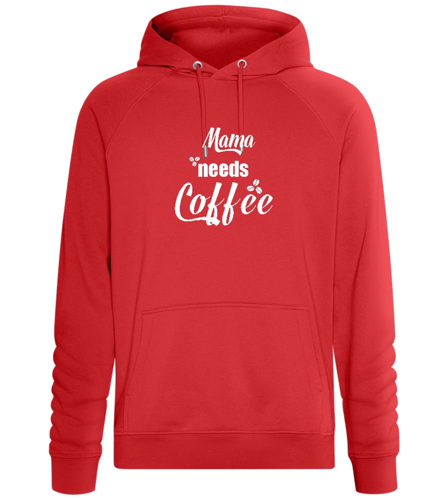 Needs Coffee Design - Comfort unisex hoodie_RED_front