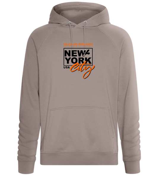 The City That Never Sleeps Design - Comfort unisex hoodie_CHARCOAL CHIN_front