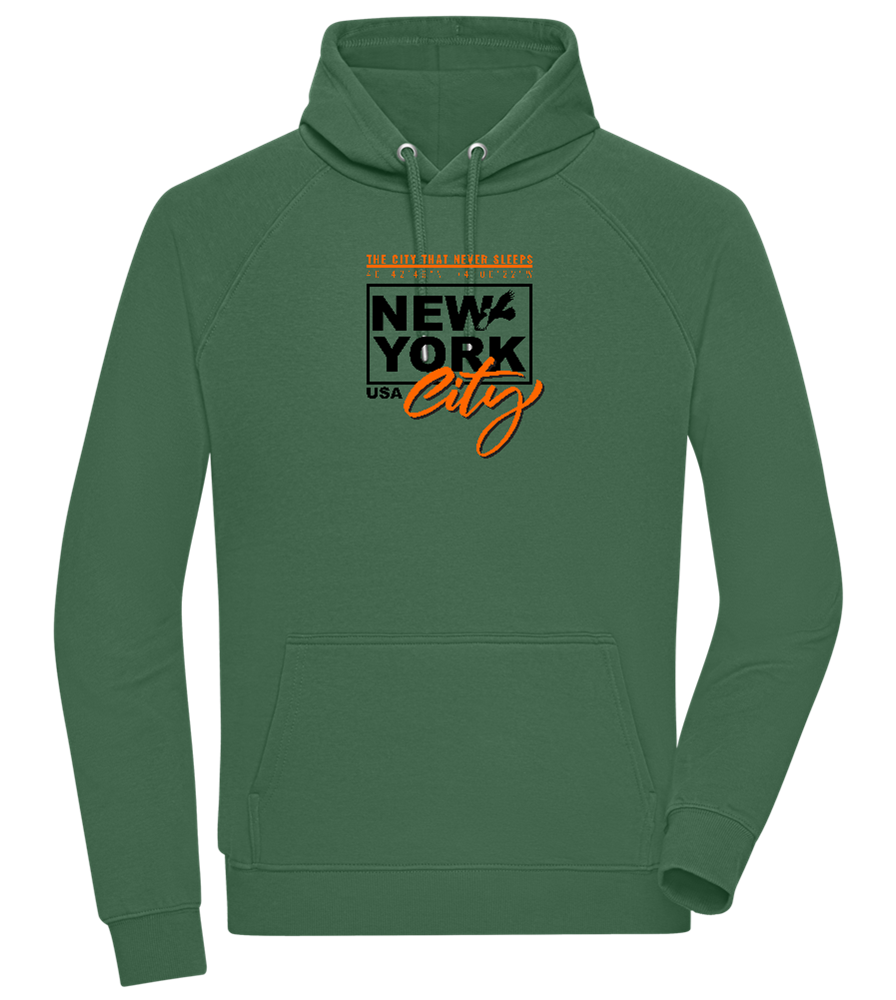 The City That Never Sleeps Design - Comfort unisex hoodie_GREEN BOTTLE_front