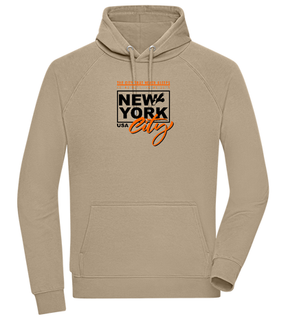 The City That Never Sleeps Design - Comfort unisex hoodie_KHAKI_front