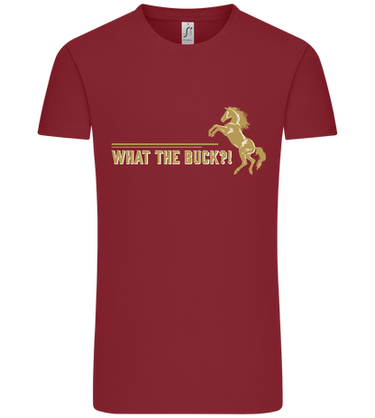 What The Buck Design - Premium men's t-shirt_CHILE_front