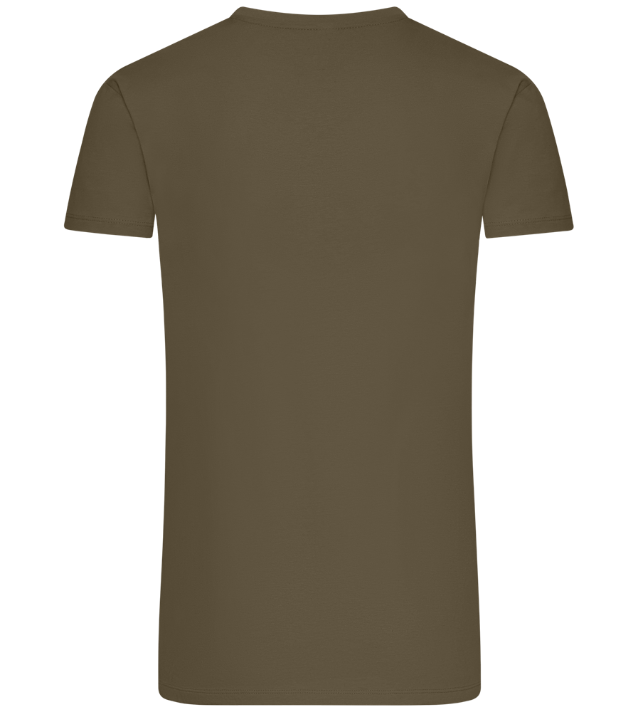 What The Buck Design - Premium men's t-shirt_ARMY_back