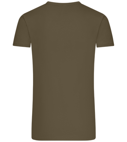 What The Buck Design - Premium men's t-shirt_ARMY_back