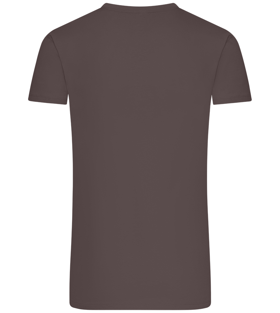 What The Buck Design - Premium men's t-shirt_DARK GRAY_back