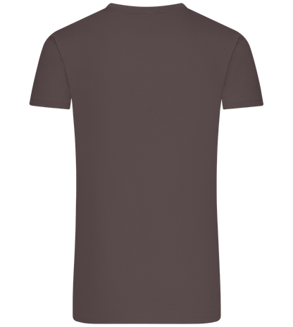 What The Buck Design - Premium men's t-shirt_DARK GRAY_back