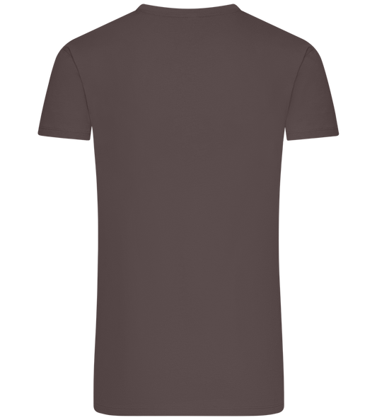 What The Buck Design - Premium men's t-shirt_DARK GRAY_back