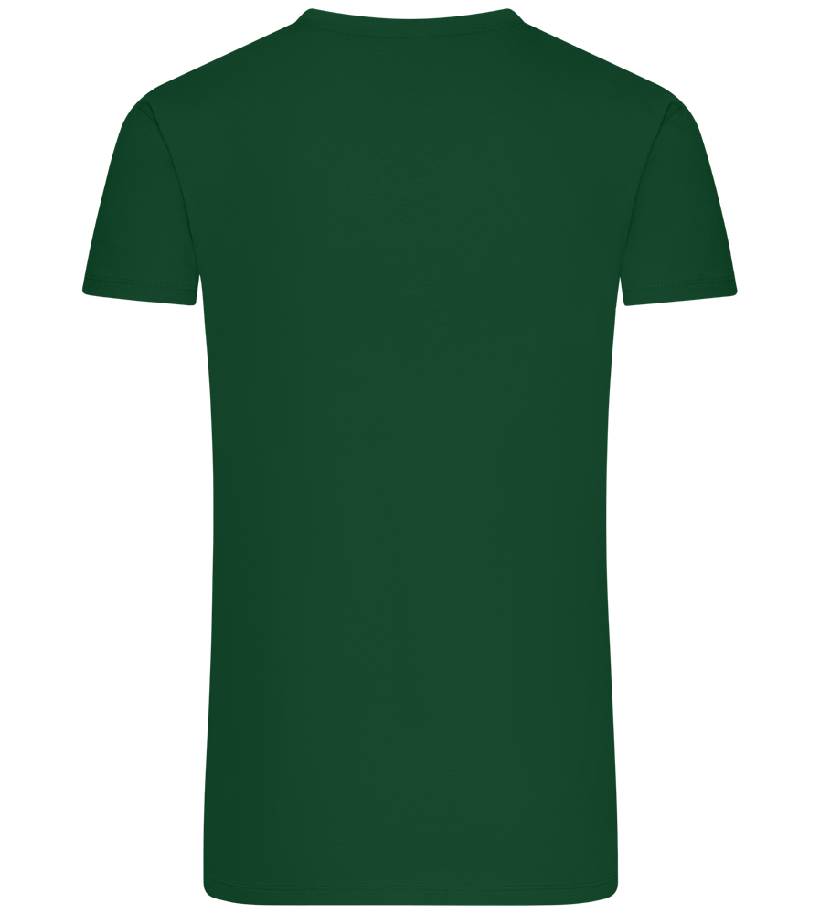 What The Buck Design - Premium men's t-shirt_GREEN BOTTLE_back