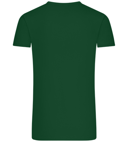 What The Buck Design - Premium men's t-shirt_GREEN BOTTLE_back