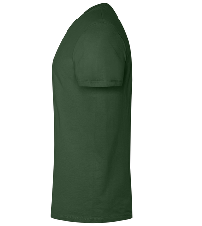 What The Buck Design - Premium men's t-shirt_GREEN BOTTLE_left