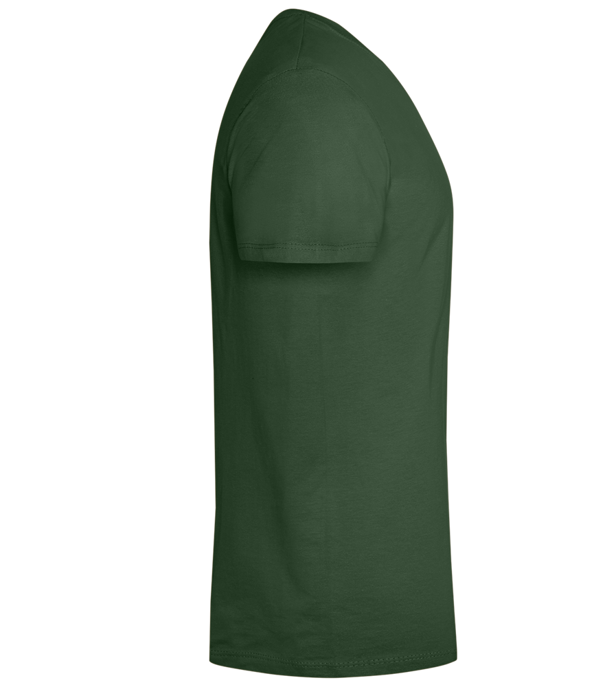 What The Buck Design - Premium men's t-shirt_GREEN BOTTLE_right