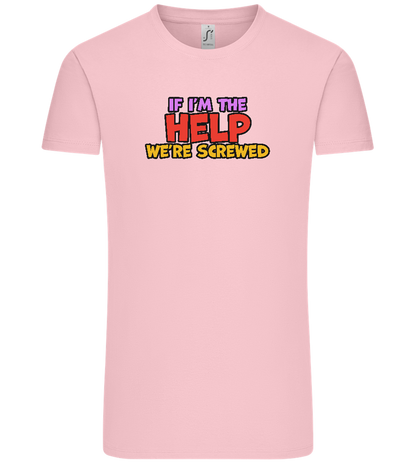 The Help Design - Comfort Unisex T-Shirt_CANDY PINK_front