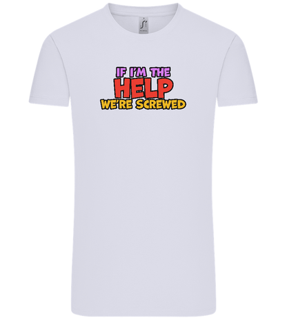 The Help Design - Comfort Unisex T-Shirt_LILAK_front