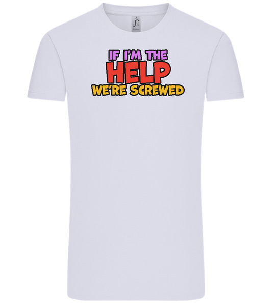 The Help Design - Comfort Unisex T-Shirt_LILAK_front