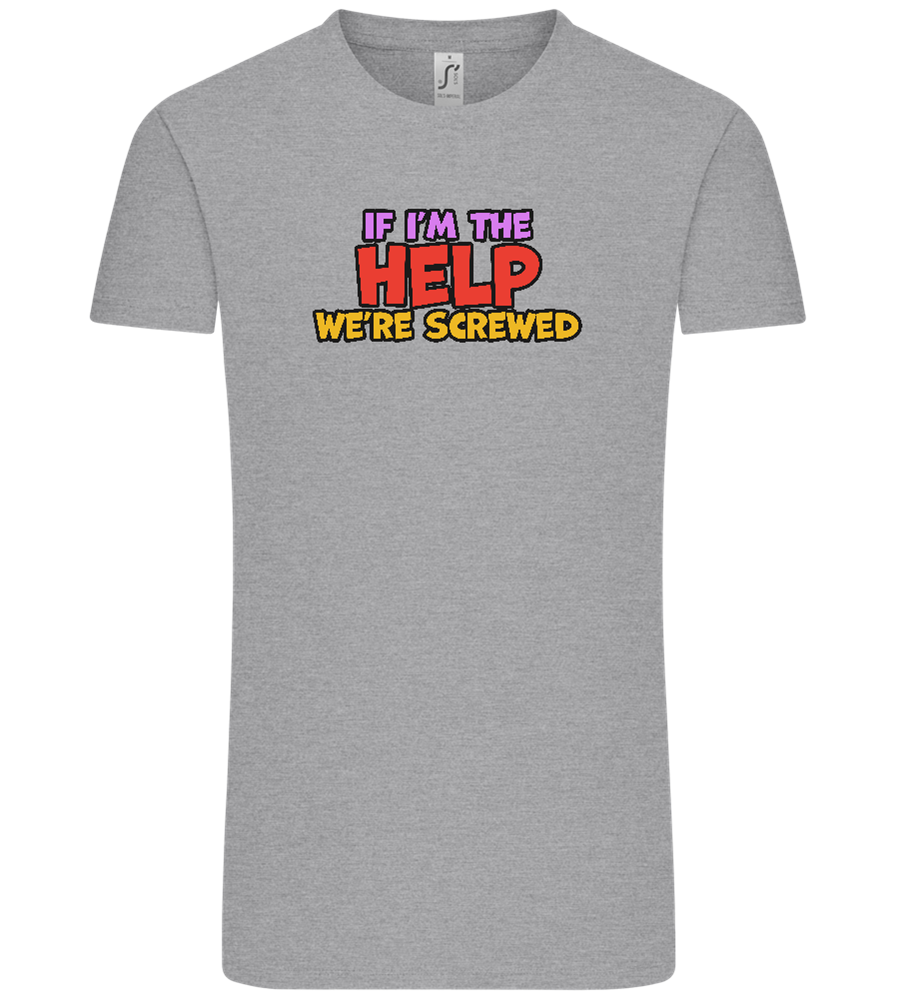 The Help Design - Comfort Unisex T-Shirt_ORION GREY_front