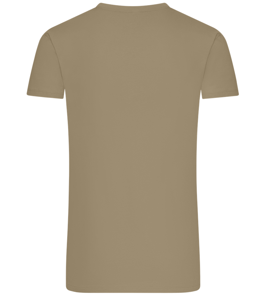 The Help Design - Comfort Unisex T-Shirt_KHAKI_back