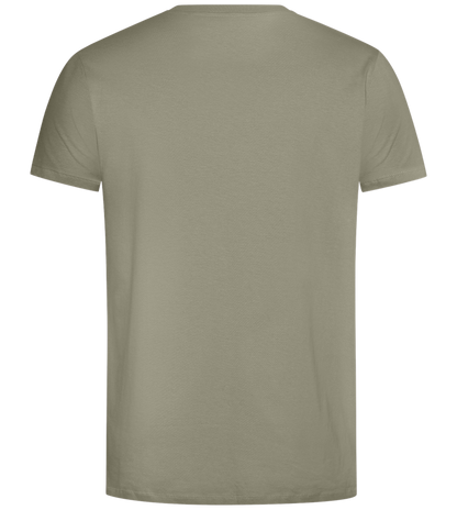 The Help Design - Comfort Unisex T-Shirt_KHAKI_back