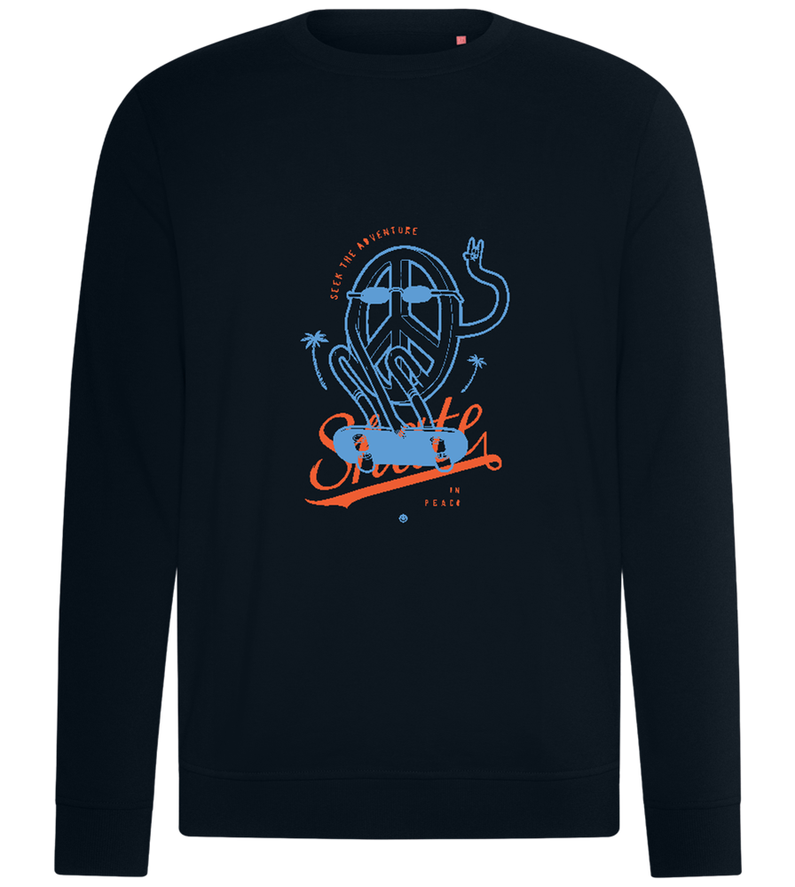 Skate Peace Design - Comfort unisex sweater_BLACK_front