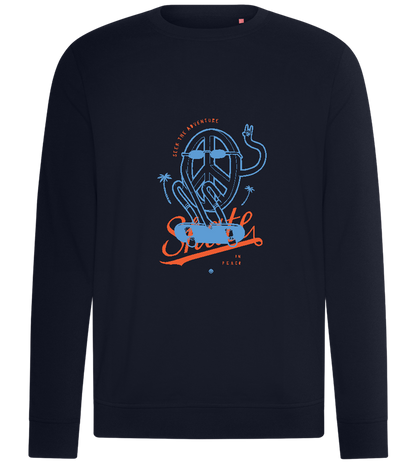 Skate Peace Design - Comfort unisex sweater_FRENCH NAVY_front